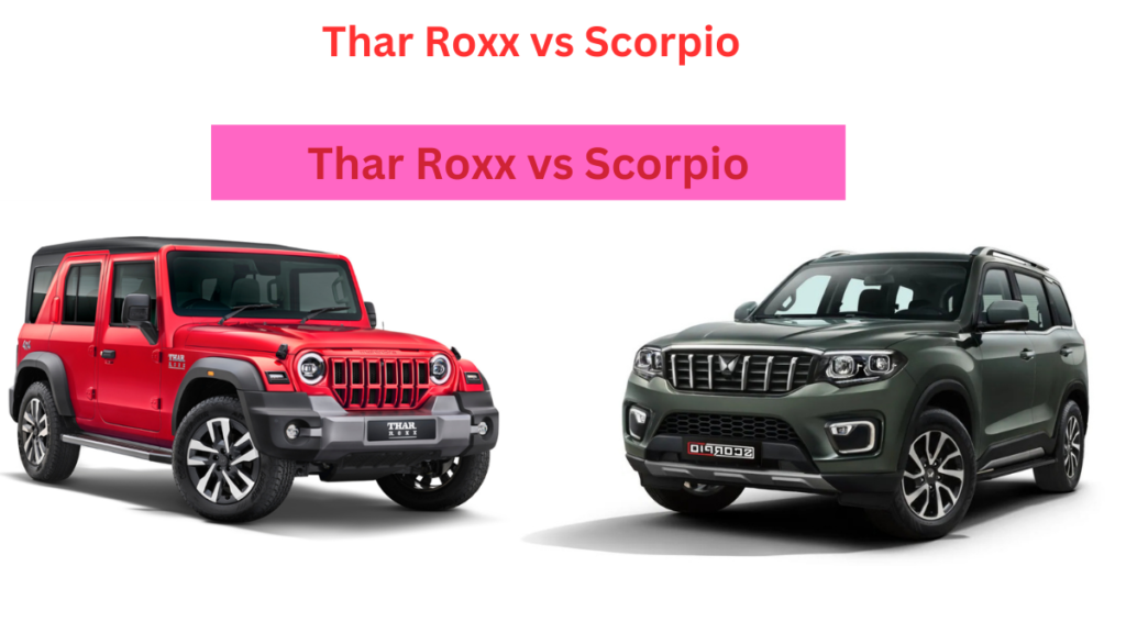 Mahindra Thar Roxx RWD vs The Competition. Which SUV Scorpio Will You Choose?